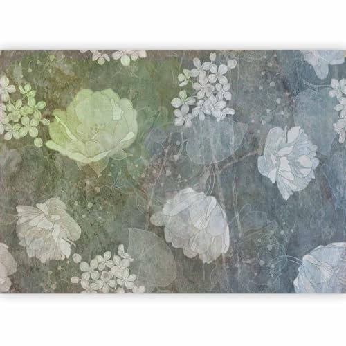murando PREMIUM Papier peint Fleurs 350x256 cm Décoration Murale XXL Poster Tableaux Muraux Tapisserie Photo Trompe l'oeil Retro Vintage b-C-0978-a-a