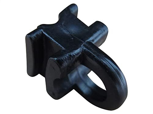 rewagi Ösen-Gleiter, für Alu-Schienen, Gardinenschiene Laufbreite 6 mm - schwarz SUW (schwarz - 50 Stück)