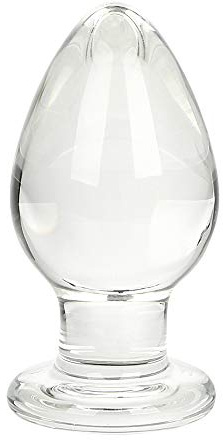 Butt Plug 50mm Large Crystal Butt Plug Ball Big Glass Anal Dildo Bead Fake Adult Masturbate Sex Toys for Women Men Gay