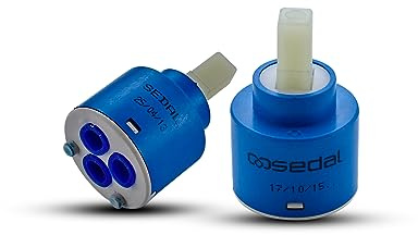 KEOKBON 40mm Keramik Kartusche für Küchenarmatur und Waschtischarmatur, 1 Stück