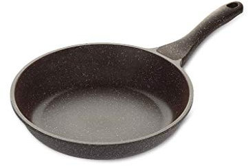 OQHAIR Utensili da Cucina Wok, Rivestimento, Antiaderente Estremo, Alluminio pressofuso Rivestito (Dimensioni : 24cm) (24cm)