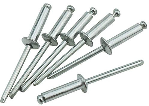 Verbindungselemente, Nieten, Schrauben, Bolzen, Muttern, Nieten, Verbindungselemente, Schrauben M5 Aluminium-Pilzkopfschraube Blindniet gebrochener Dorn Blindniet selbsteinsetzende Niete Möbel robust