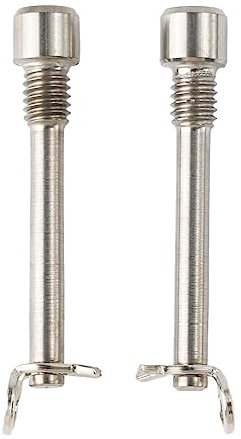 ZYWUOY Fahrrad-Bremsbelagschraube, Titan-Farbe, 12 x 7 x 2 cm, hydraulische Titanlegierung, Drehmoment-Bremsbelag-Set, geeignet für Fahrrad-Stift-Einsatz, Bremssattelschraube