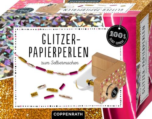 Glitzer-Papierperlen: zum Selbermachen (100% selbst gemacht)