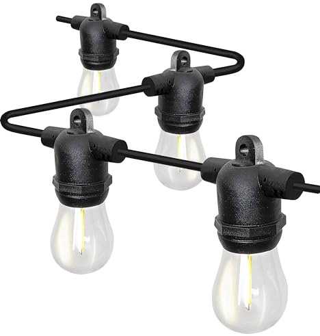 Luceco Exterior 12V Low Voltage Festoon 5M 2700K Extension Pack - 10 Bulbs