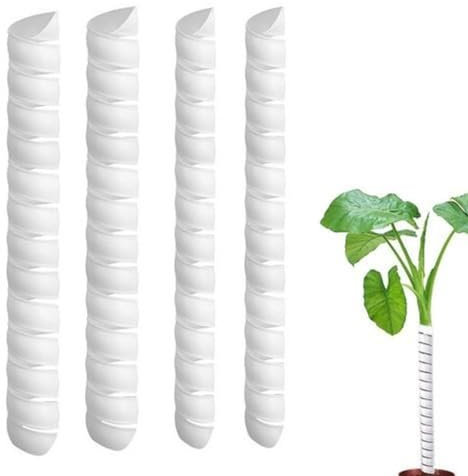 Baumschutz Spiralen 4 Stück 2 Größe Baumschutzhüllen 40 cm Höhe Kunststoff Baumschutz Baumschutzabdeckung für Bäume Pflanzen Verhindert Schäden Durch Rasenmäher Nagetiere