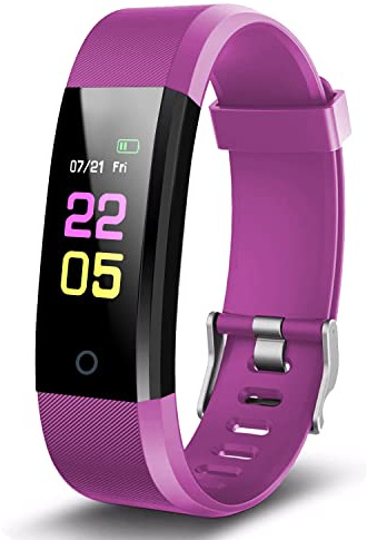 FORHAPAY Fitness Tracker Watch for Women Men Kids, Smart Watch with Heart Rate Blood Pressure Sleep Monitor and Message Remind, IP67 Waterproof Smartwatch with Calorie Step Counter for Android iOS