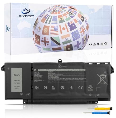 ANTIEE 42Wh 9JM71 Laptop Batería Compatible with DELL Latitude 13 14 15 7320 7420 7520 5320 2-in-1 Business Laptop P110F P133G P134G P135G P138G P135G001 7FMXV 0TN2GY TN2GY TN2GY 4M1JN 1PP63 HDGJ8