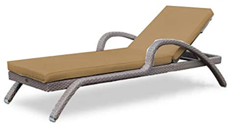 Cojín antideslizante impermeable para tumbona de playa, hotel, piscina, exterior, colchón, asiento suave, lavable, 200 x 70 x 5 cm