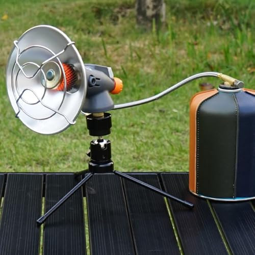 Réchaud à gaz pour camping extérieur, chauffage à gaz portable, brûleur chaud pour tente d'hiver, 13,5 x 13,5 x 17 cm