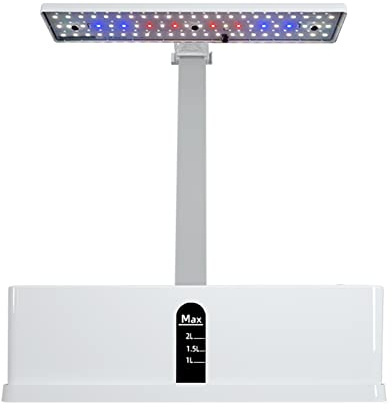 ACAGALA Smart Hydroponics Growing System Indoor Garden Kit 9 Pods Automatic Timing with Height Adjustable 15W LED Grow Lights 2L Water Tank Smart Water Pump for Home Office Kitchen