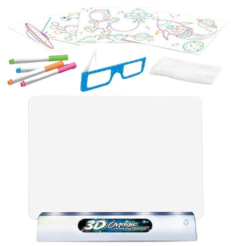 yanzisura Leuchtendes Zeichenbrett für Kinder, LED-Schreibbrett,Fluoreszierendes Zeichenbrettspielzeug | Leuchttafel zum Malen, Rechtschreiben, Nachzeichnen und Zeichenblock, fluoreszierende Maltafel