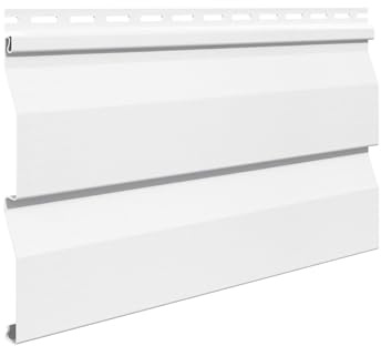 VILO Kunststoffpaneele SV-03, Lange 3M, Deckenpaneele, für Innen und Außen, Dachpaneele, Wandblende, Holzoptik, Witterungsbeständig und pflegeleicht, Weiß, 20 Stück