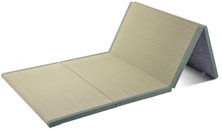 NMGBRDM Faltbare Japanische Tatami Bodenmatte,traditionellen Klappbare Tatami Matte,Mit 100% Natürlichem Junkus effusus,rutschfeste Feuchtigkeitsgeschützte,Meditation Yoga Zen-Raum(Size:90×200×3.5cm)