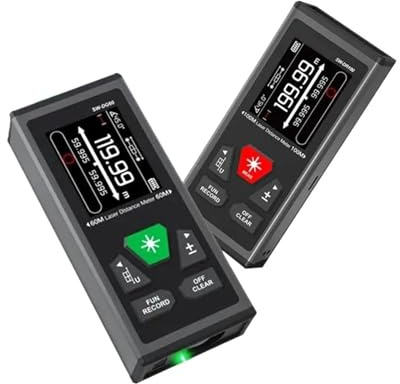 SW-DG60 DG100 DR60 DR100 Lase/r Distance Meter 2 Way Lase/r Measure Meter Rangefinder Red Green Lase/r Two-way Range Finder(SW-DG60 Green)