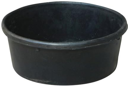 Generisch -Futterwanne – 4 L Hühnerstaub-Badewanne | Futtereimer, Gumminapf | Wasserbehälter Futtertrog | Futtertrog Für | Für Outdoor Ranch Farm Katze Hund Huhn Ziege Kleintier