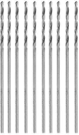 mdhsh Multifonction 10 pcs Minuscule Micro HSS 0.8mm Foret hélicoïdal à Tige Droite
