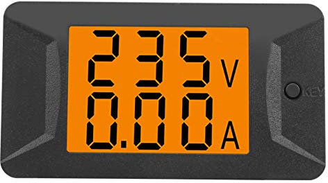 Testeur de Tension Numérique 100A Voltmètre Ampèremètre Numérique avec Affichage LED Indicateur de Panneau de Tension Numérique Double AC 40-400V