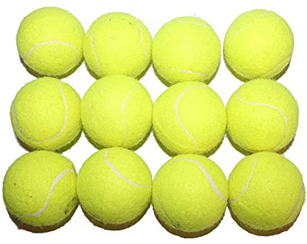 12 Pack of Tennis Balls, All Surface Practice and Game or Playing Catch with Dogs
