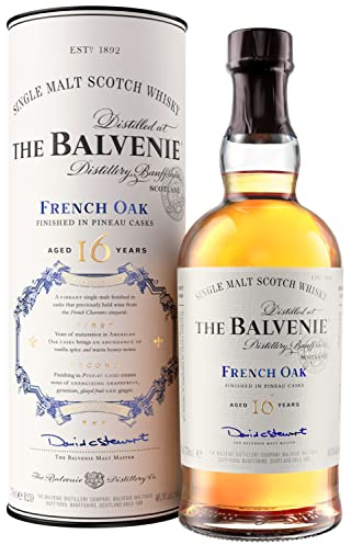 The Balvenie French Oak Pineau Cask 16 Jahre Single Malt Scotch Whisky, 70cl