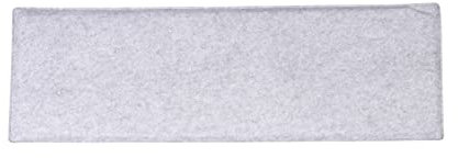 CB Home & Style Bankauflage Filz Hellgrau 120 x 40 cm Bankkissen Sitzpolster Bank Gartenbank Auflage Grau