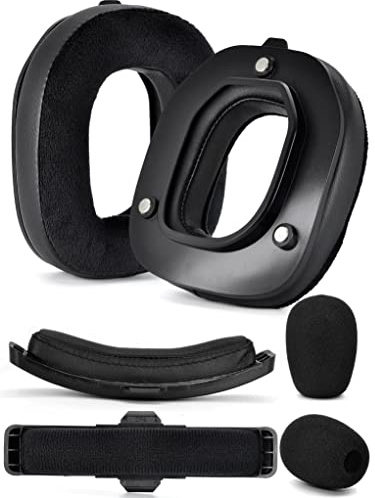 Kit de modificación A50 Gen 4 – Almohadillas de repuesto defean y diadema compatibles con auriculares Astro A50 Gen 4, almohadillas para los oídos, espuma mejorada con cancelación de ruido de alta