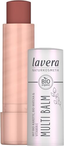 lavera Multi Balm Sunset Red 01 - intensive Farbe - frischer Glow - müheloses Verblenden - für Augen, Lippen & Wangen - vegan - Naturkosmetik - 4,9 g