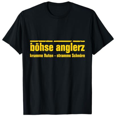 Böhse Anglerz - Lustiges Outfit für Angler und Fischer. T-Shirt