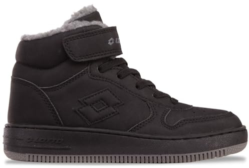 Lotto Code de Style : 2600261K PALIOT Fur K Unisexe Enfant, Black DK Grey, 27 EU