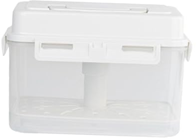 Folpus Kimchi Press Ferment-Aufbewahrungsbehälter, Konservierungsbehälter, tragbarer Einmachglas, Lebensmittel-Aufbewahrungsbox für Büro, Haushalt, Arbeit, 5L Einmachglas