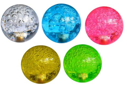 5 Stück Greifautomaten-Joystick, Kristallkugelköpfe, runde Wippkugel, Griff oben, Joystick-Zubehör für Spielautomat für Arcade-Spiel