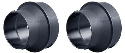 Oiieco 2 Adaptateurs Pour Tuyaux De Chauffage Stationnaire 60-75 Mm, Raccord Connecteur Universel Pour Chauffage Auto, Kit Adaptateur D’Air Chaud