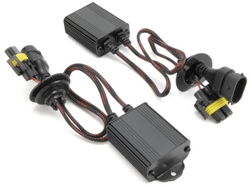 Aharon Decoder für Nebelscheinwerfer-Lastwiderstände für H8/H9/H11/H16 Adapter | Flimmerfrei Fehlercode Adapter Warnlöscher Verkabelung CANBUS Widerstand (1 Paar)
