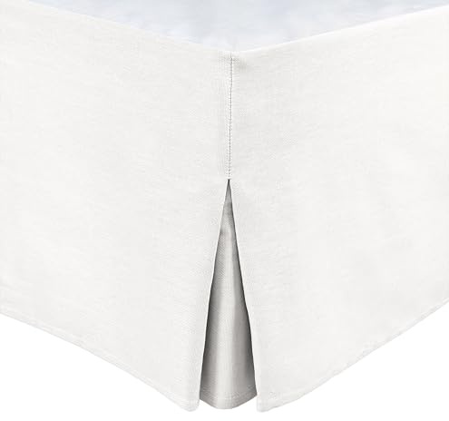 Tour DE LIT Cache SOMMIER 160 X 200 CM + 30 CM Blanc