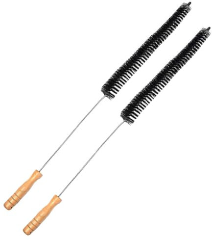 IWOWHERO 2pcs Dryer Vent Cleaner Brush Long Handle Washing Machine Brush Ergonomic Cleaning Tool for Kitchen Bathroom