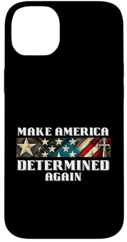 Macht Amerika wieder entschlossen USA Stars & Stripes Hülle für iPhone 14 Plus