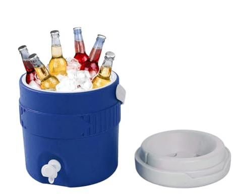 Portable Large Capacity Water Container, Gallon Water Bottle, Insulated Drink Dispenser with Spigot, 3.8L Beverage Dispenser Water Cooler, Water Drink Dispensers with Spigot for Camping