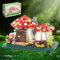 1126PCS Mini Mushroom House Building Blocks Set,Unique Treehouse Arichtecture Ornament, Great Toy Gift for 6+ Kids or Adults