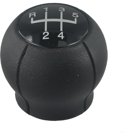 Pomo de palanca de cambios de 5 velocidades para Opel Corsa C (2001 2006), para TIGRA B (2004 2012), para Combo C (2001 2011), hecho de piel sintética y ABS