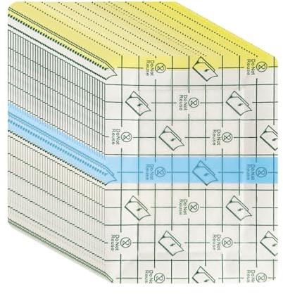 KMFYMPT 50 Unidades Apositos Adhesivos Grandes, Aposito Impermeable Transpirable, Parches Cicatrizantes PU, Vendaje Transparente Impermeable 13 x 10 cm, Adecuado Para Natación, Ducha Y Protección Piel