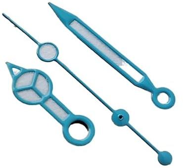 Juego de manecillas NH35 for reloj, accesorios con brillo verde, compatibles con los movimientos NH35/36/4R/7S.(1)