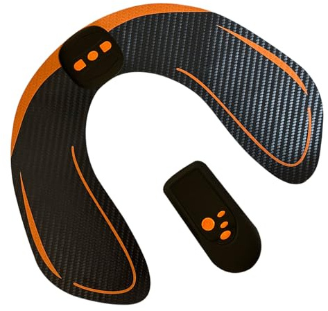 Oberschenkeltrainer | EMS Trainingsgerät | Bauchmuskeltrainer Elektrisch | Effektives Fitnessgerät Für Zuhause Und Studio, Leder/ABS 20x25.9x0.1cm, Für Männer & Frauen