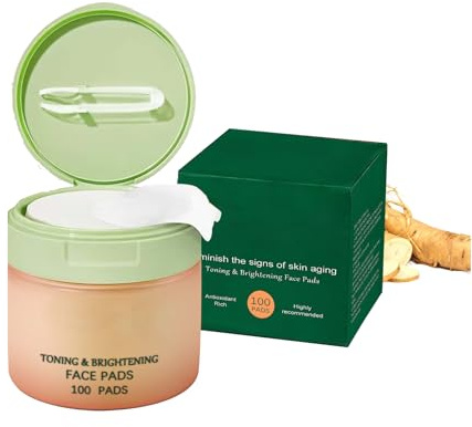 Toner Pads, Feuchtigkeitsspendende Baumwollpads, Toner Pad Centella Hautpflege, Tonisierende und aufhellende Gesichtspads für trockene, stumpfe, alternde Haut jixuecao face clean pads