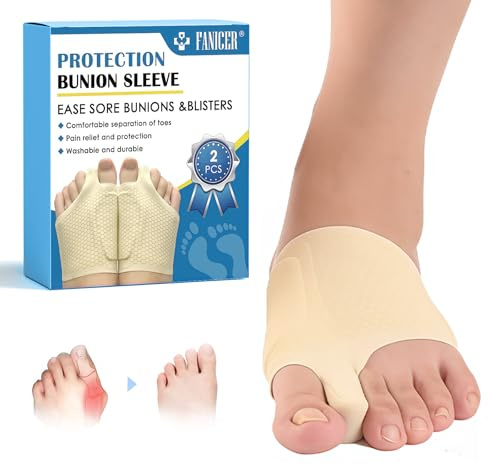 nailpretty 1 Paar Hallux Valgus Korrektur Socken, Hallux Valgus Korrektur für den Großen Zeh, Weiches und Atmungsaktives Material, Geeignet für Tägliches Tragen, Für Männer und Frauen