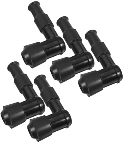 VALICLUD 5 pièces Capuchon de Bougie Allumage Haute Pression Résistant Chaleur et Pression Compatible Générateurs Essence et Motoculteurs pour Ignition Fiable