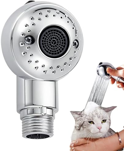 Dog Shower Head - Dog Shower Accessory, Bath Sprayer, Grooming Tool, Bathroom Shower Head For Easy Bathing And Pet Cleaning, Hygiene