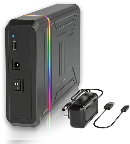 Hårddiskdockningsstation, USB 3.0 SATA HDD-dockningsstation för 2,5 och 3,5 tums SATA HDD/SSD, UASP-stöd, Plug & Play, kompatibel med Windows, Mac & Linux