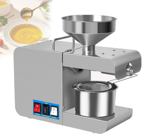820w/1100w Automatisk Oljepress, Kommersiell NöT- Och FröNoljekvarn, Kall- Och Varmpress I Rostfritt StåL, FöR SpannmåL, Kryddor, KaffeböNor, Majs, Kinesiska öRter R6