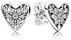 Pandora 296368CZ - Orecchini da donna a forma di cuore