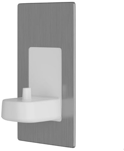 ProofVision in Wall Electric Toothbrush Charger Polished Steel Finish. In-Wall Electric Toothbrush Charger, no more messy wires. Bathroom goals. Compatible with Oral B & Braun electric toothbrushes. | compatible with oral-b and braun toothbrushes, space saving and modern bathroom solution